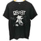 前面プリント クルーネックバンドTシャツ サイン入り メンズ