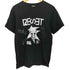 前面プリント クルーネックバンドTシャツ サイン入り メンズ