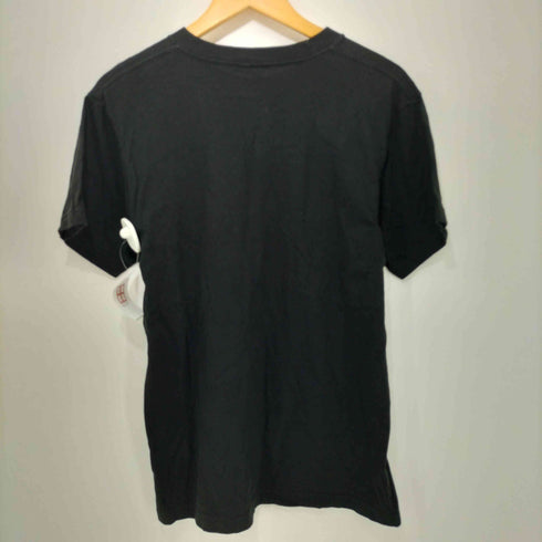 前面プリント クルーネックバンドTシャツ サイン入り メンズ