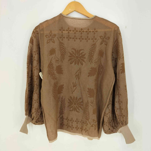 アメリヴィンテージ Ameri VINTAGE MEDI LACE JACQUARD KNIT レディース FREE