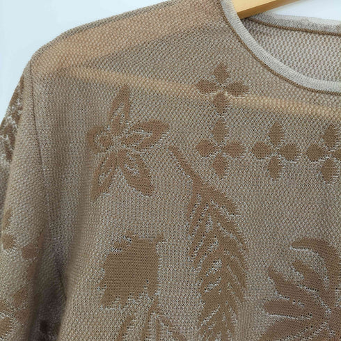 アメリヴィンテージ Ameri VINTAGE MEDI LACE JACQUARD KNIT レディース FREE