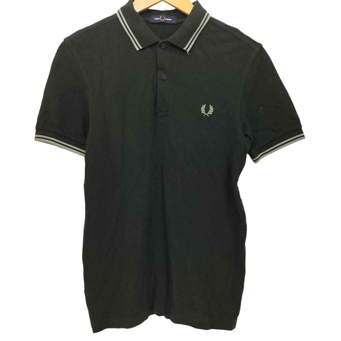 フレッドペリー FRED PERRY ロゴ刺繍 コットン S/S ポロシャツ レディース import:S