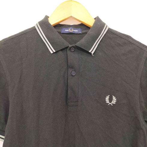フレッドペリー FRED PERRY ロゴ刺繍 コットン S/S ポロシャツ レディース import:S