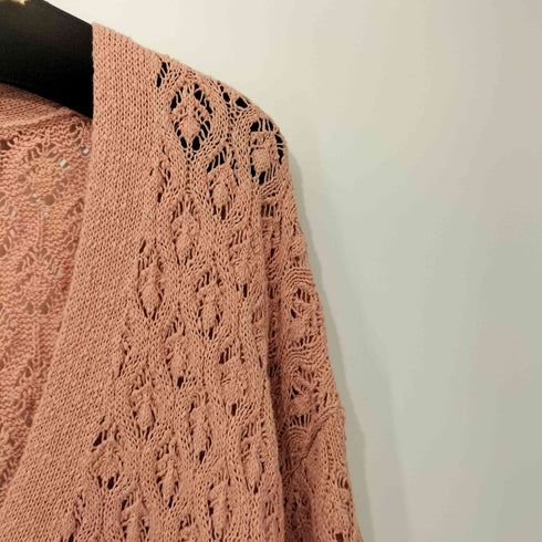 ザラ ZARA オープン ニット カーディガン レディース import:S