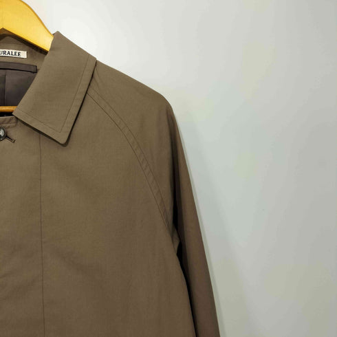 オーラリー AURALEE 2023AW FINX HARD TWIST GABARDINE SOUTIEN COLLAR COAT メンズ JPN:3