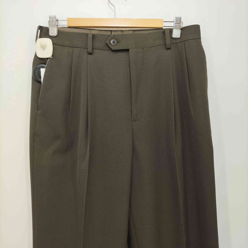 オーラリー AURALEE LIGHT WOOL MAX GABARDINE TWO-TUCK SLACKS スラックス パンツ メンズ JPN:4