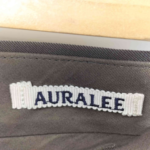 オーラリー AURALEE LIGHT WOOL MAX GABARDINE TWO-TUCK SLACKS スラックス パンツ メンズ JPN:4