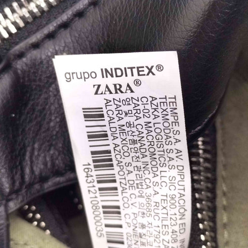 ザラ ZARA ジッパーバケットバック レディース import:M