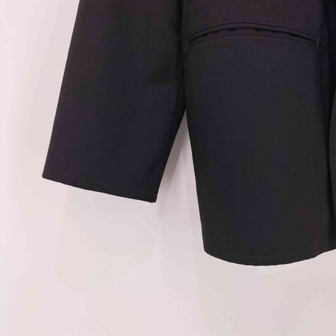 ブラームス BLURHMS heather charcoal ウール ボイル カーディガン ジャケット メンズ JPN:2