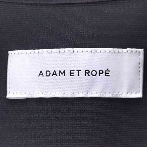 アダムエロペ Adam et Rope 超軽量 オーバーサイズ シアー バンドカラーシャツ メンズ JPN:M