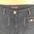erit levy Y2K セミフレア 再構築 異素材デニム レディース 40