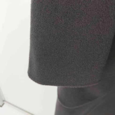 ユニクロプラスジェイ UNIQLO+J カシミヤブレンドノーカラーコート レディース M