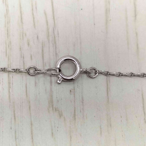 SILVER パール ネックレス レディース