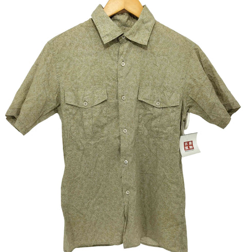 アーペーセー A.P.C. 総柄 コットン S/S ワークシャツ メンズ JPN:1
