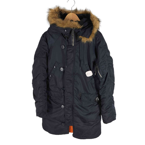 アルファインダストリーズ ALPHA INDUSTRIES N-3B SLIM FIT JACKET PARKA メンズ import:L