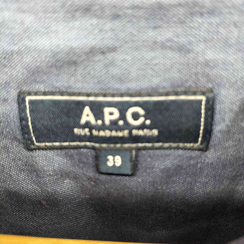アーペーセー A.P.C. 玉蟲 コットン L/Sシャツ メンズ 39
