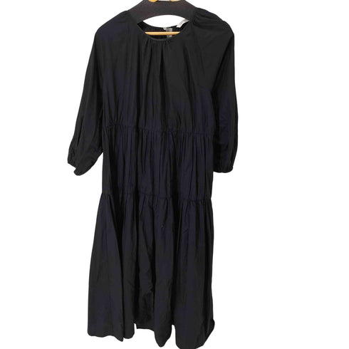 ザラ ZARA ギャザーデザイン L/S ワンピース レディース import:S