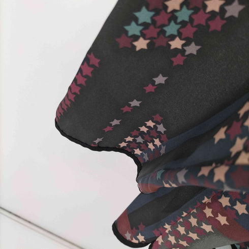 No-Nà MADE IN ITALY 星柄 L/S モヘア混ナイロンブラウス レディース import:L