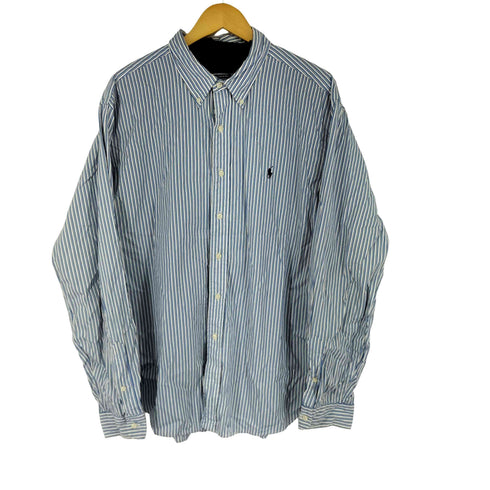 ラルフローレン RALPH LAUREN CLASSIC FIT ストライプシャツ ビックシルエット メンズ JPN:XXL