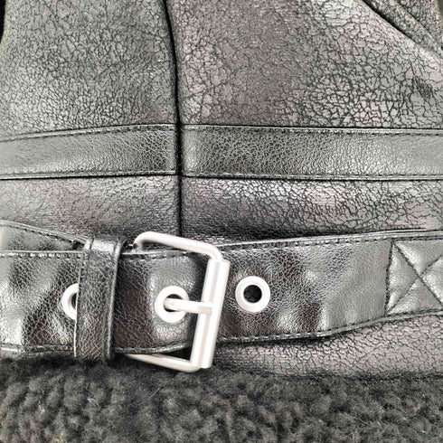 ザラ ZARA エコムートン ボア ジャケット メンズ import:M
