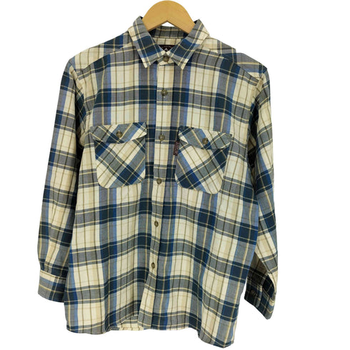 タラスブルバ TARAS BOULBA タータンチェック フラップ ポケット L/S シャツ メンズ JPN:M