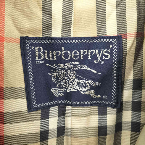 バーバリーズ BURBERRYS 90S 裏地ノバチェック ウエストベルト トレンチコート メンズ 90 165