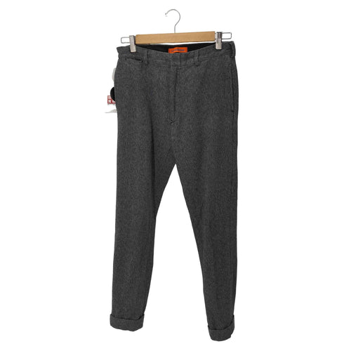 Cotton Herringbone TRS ヘリンボーンストレートコットンパンツ メンズ