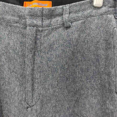 Cotton Herringbone TRS ヘリンボーンストレートコットンパンツ メンズ