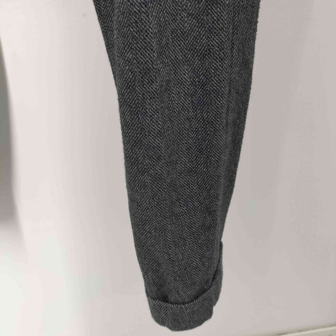 Cotton Herringbone TRS ヘリンボーンストレートコットンパンツ メンズ