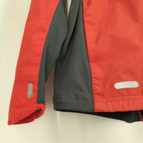 ナイキ NIKE スウッシュロゴ プリント 異素材切替 スタンドネック ジャケット メンズ import:L