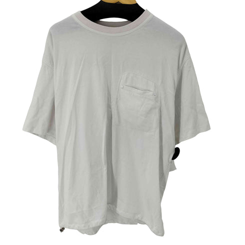SOLID HOMME White Round Pocket T-Shirt メンズ EUR:48