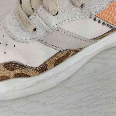 コールハーン COLE HAAN グランドプロ ラリー ミックス レザー スニーカー レディース 5 1/2B