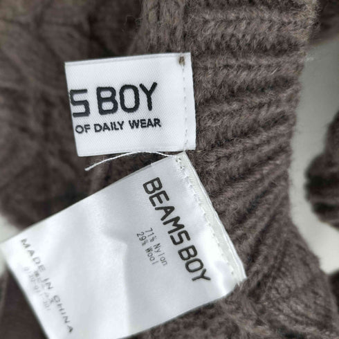 ビームスボーイ BEAMS BOY 21aw アラン サイド リボン ベスト レディース