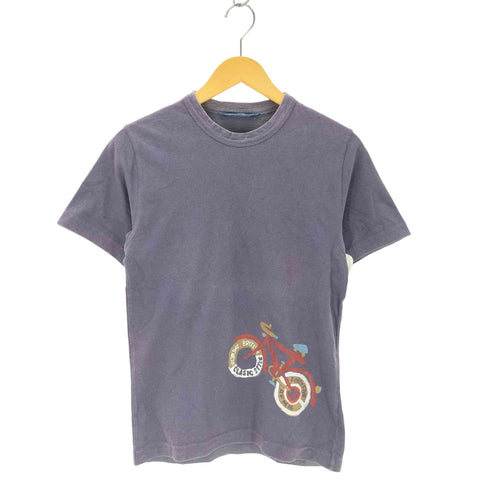 フォーティーファイブアールピーエム 45rpm & 自転車 イラストプリント クルーネックTシャツ レディース JPN:2