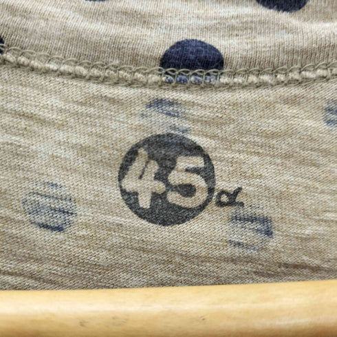 フォーティーファイブアール 45R ドット柄Tシャツ レディース JPN:1