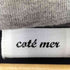 コートメール Cote mer ペイントデザイン レイヤードプルオーバーパーカー メンズ