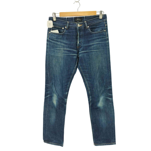 アーペーセー A.P.C. PETIT NEW STANDARD ボタンフライ 赤耳 デニムパンツ メンズ 29