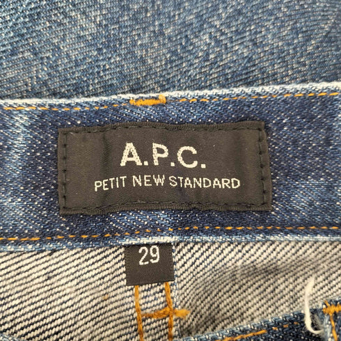 アーペーセー A.P.C. PETIT NEW STANDARD ボタンフライ 赤耳 デニムパンツ メンズ 29