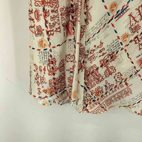 MINT DESIGNS 総柄ロングスカート シャーリングデザイン レディース JPN:2
