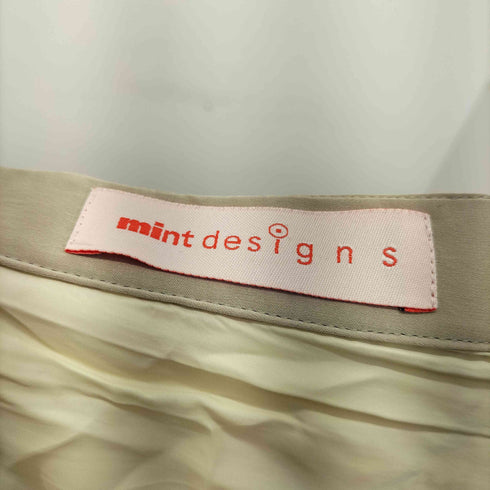 MINT DESIGNS 総柄ロングスカート シャーリングデザイン レディース JPN:2