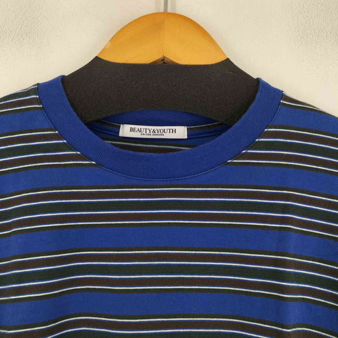 ビューティーアンドユースユナイテッドアローズ BEAUTY & YOUTH UNITED ARROWS コットン マルチボーダー ロングスリーブ Tシャツ レディース