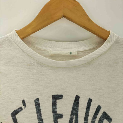 フォーティーファイブアール 45R 染み込みプリントTシャツ レディース JPN:1