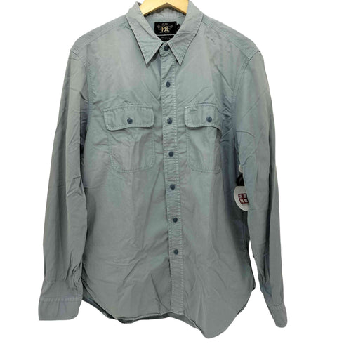 ダブルアールエルラルフローレン RRL RALPH LAUREN EXCLUSIVE OF DECORATION L/S ワークシャツ メンズ import:L