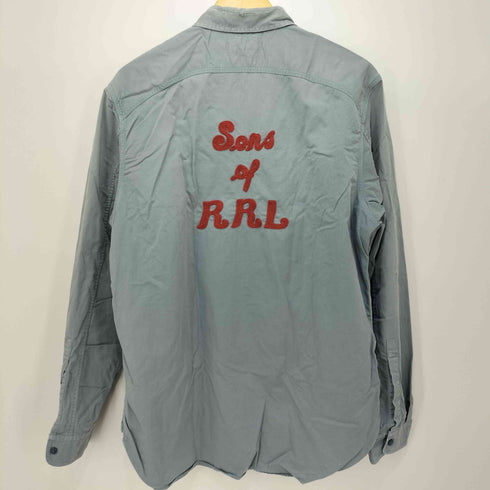 ダブルアールエルラルフローレン RRL RALPH LAUREN EXCLUSIVE OF DECORATION L/S ワークシャツ メンズ import:L