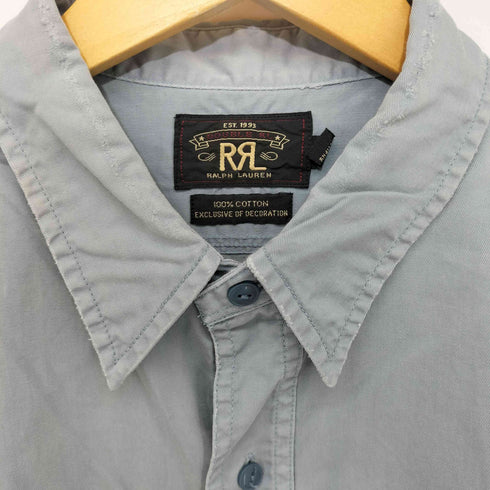 ダブルアールエルラルフローレン RRL RALPH LAUREN EXCLUSIVE OF DECORATION L/S ワークシャツ メンズ import:L
