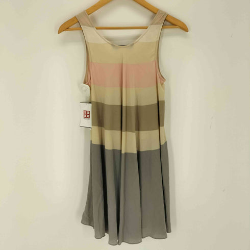 マークバイマークジェイコブス Marc by Marc Jacobs シルク100 ボーダーノースリーブワンピース レディース JPN:XS