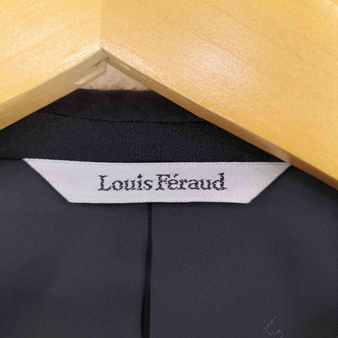 Louis Feraud シルク混 ピークドラペル ダブルジャケット 側章2タックスラックス スーツセットアップ メンズ