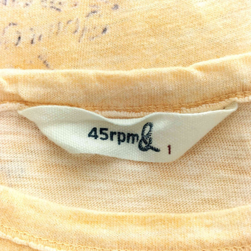 フォーティーファイブアールピーエム 45rpm & サーフデザインTシャツ レディース JPN:1