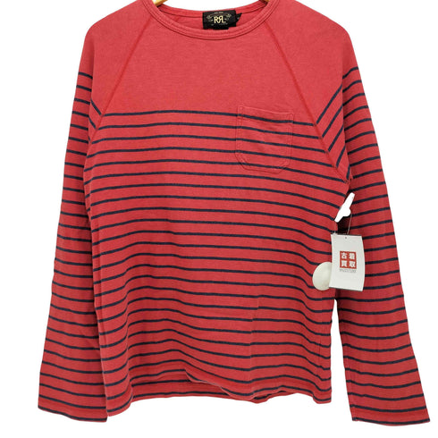 ダブルアールエルラルフローレン RRL RALPH LAUREN L/S ボーダーTシャツ ラグラン メンズ import:S