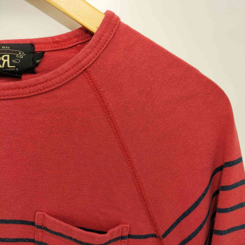 ダブルアールエルラルフローレン RRL RALPH LAUREN L/S ボーダーTシャツ ラグラン メンズ import:S